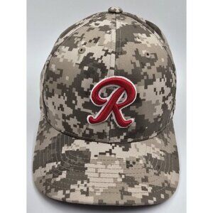 Richmond Braves MiLB Digital Camo Camouflage Baseball Hat Cap Men's Flexfit S/M